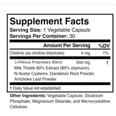 Pack of 2 Hepagard Natural Liver Support Supplement 30 Vegetable Capsules Detox