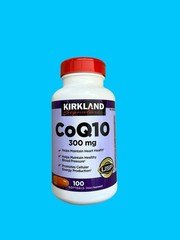 Kirkland Signature CoQ10 300mg 100 Softgels Heart Health Helps Blood Pressure