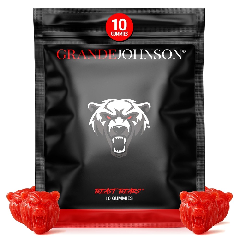 Beast Bears Men’s Gummies | Energy • Vitality • Performance Support | 3 or 10 PC