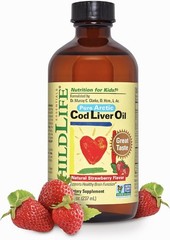 ChildLife Cod Liver Oil Natural Strawberry 8 fl. oz Each (Pack of 3)