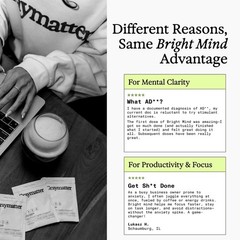 Graymatter Bright Mind Nootropic Powder (40 Servings: Strawberry Lemon) –