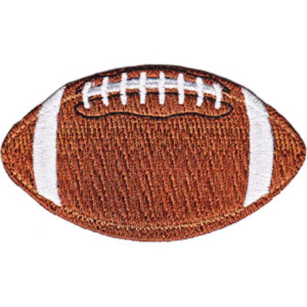 C&D Visionary Application Sports Football Patch Brown, 3 inches