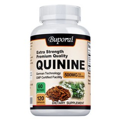 Quinine Capsules 500mg – Support Leg Cramps, Stomach Health & Immune System
