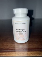 Nourished Natural Health Androgen Blocker Plus 60ct EXP 10/2026 NEW SEALED