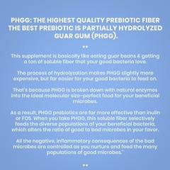 PERFECT PASS Prebiotic PHGG Partially Hydrolyzed Guar Gum 210g Powder