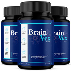 (3 Pack) Brain Vex Capsules For Memory Focus & Clarity BrainVex Pills (180 ct)