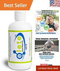 All-Natural Electrolyte Drops for Hydration – 8.3oz Sodium, Magnesium, No Sugar