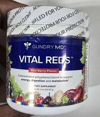 Vital Reds by Gundry MD – Polyphenol Blend – Supports Energy, Digestion – 1 Jar