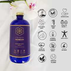 2 MONOATOMIC GOLD ORMUS 17oz-MEMORY AID,ENERGETICALLY ENHANCED, REJUVENATING