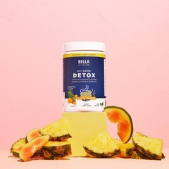 Bella All Natural Extreme Detox Powder (Pineapple) 11.29 Ounce (Pack of 1)