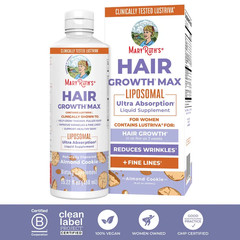 MaryRuth Organics Womens Hair Growth MAX Liposomal | with Lustriva® + Biotin
