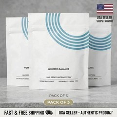 Pack Of 3 Women’s Balance Refill Pouch 360 Capsules Ages 45 and Up-Free Shipping