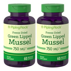 New Zealand Green Lipped Mussel 750mg 2X60 or 1×120 Caps (Perna canaliculus)