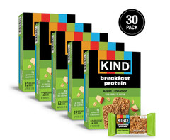 KIND Apple Cinnamon Gluten Free Breakfast Protein Bars 5 Pack 6 Count