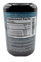 Vivanaturals Omega 3 Fish Oil Supplement 2500 mg Fish Oil 180 Softgels | Unisex