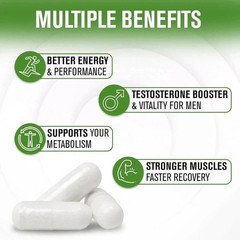 Natural Slim Testosterin Men’s Multivitamins Booster 180 Capsules ( Pack of 2 )