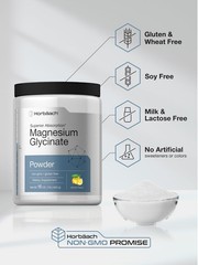 Horbäach Horbach Magnesium Glycinate Powder 1 Lb Lemon Flavored Superior