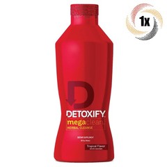 Detoxify Mega Clean Herbal Supplement Tropical Flavor, 32 oz