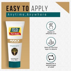 3 Fl Oz, Real Time Pain Relief Maxx – 3oz Tube | Intensive Formula With 18…