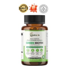 Ved.roots Green Biotin Hair Skin Nail 30 Veg Tablets