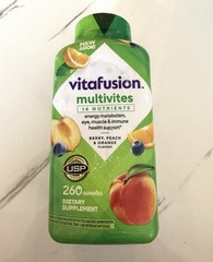 Vitafusion Multivites Adult Daily Multivitamin Gummies 260 Ct – Exp 09/2026