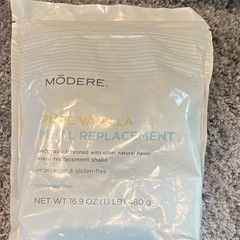Modere Pure Vanilla Meal Replacement Shake Powder Gluten-Free Non-GMO 16.9 oz