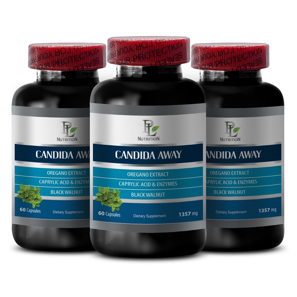 Morning Energy – CANDIDA AWAY – Daily Refresh 3 Bottles 180 Capsules