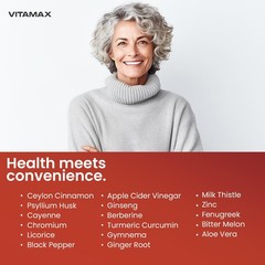 Gluco Health Support: Ceylon Cinnamon, Turmeric, Apple Cider Vinegar, Berberine