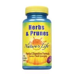 Nature’s Life Herbs & Prunes w/ 400mg Senna, 100ct