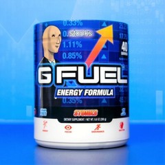 G Fuel Stonks (Blood Orange) Tub Endurance Focus Energy Formula 40 Servings