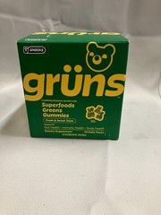 Gruns Superfoods Greens Gummies 35 Daily Packs
