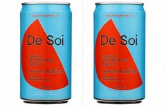 2 Pack De Soi Non-Alcoholic Italiano Spritz Cans, 8 fluid ounces Per Can