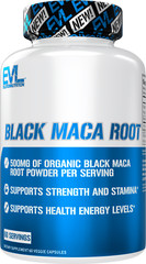 Evlution Nutrition Black Maca Root – Energy Support for Stamina – 60 Servings