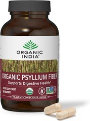 ✨ [2 Bottle Pack] Organic India Psyllium Fiber 180 Veggie Caps Digestive Health