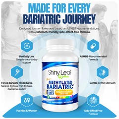 Bariatric Multivitamin Iron-Free (Once-a-day Vegetarian Capsule) Shiny Leaf