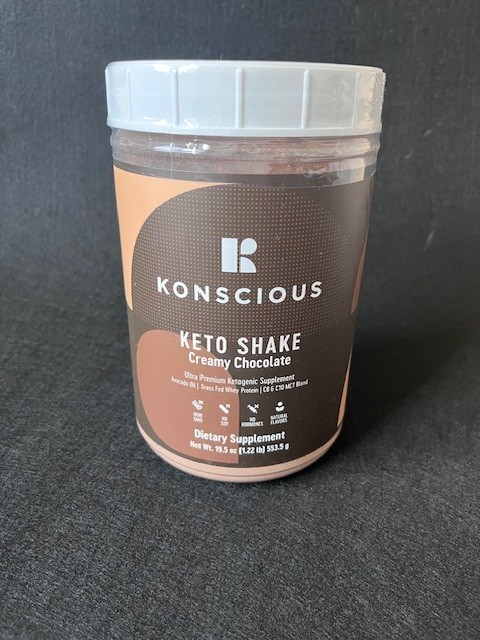 Konscious Keto Shake Supports Weight Loss PURE Ketogenic Creamy Chocolate 7/25