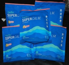 100-Pack Nello Supercalm Powdered Calming Drink Mix Raspberry Lemonade