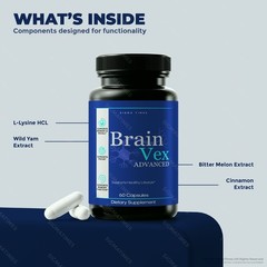 Brain Vex Advanced, BrainVex Advanced Formula for Memory & Brain Health -2PK