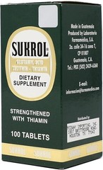 Sukrol, Vitamin, Improve Healthy Brain Function, 100 Tablets, Bottle