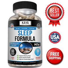 Deep Sleep Formula 60ct, Fall Asleep & Stay Asleep, Melatonin Sleeping Aid