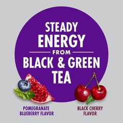 V8 +Energy Black Cherry and Pomegranate Blueberry Juice Energy Drinks, 24 Pack