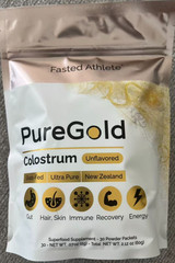 PureGold Bovine Colostrum Powder 100% Pure New Zealand Grass Fed Unflavored 30pa