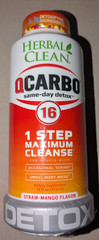 Herbal Clean QCarbo Premium Detox Cleansing Drink 16 fl oz StwMg Flavor 10/27/27