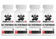 ( 1 Pack ) Prime Beast Capsules, Prime Beast XR Male Support Caps Pack Of 4