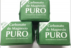 Magnesium Carbonate 3 Cubes/ Carbonato de Magnesio/7g Free shipping!!!