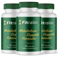 Fitralin Pills, Fit Ralin Metabolism Support Dietary Supplement Daily 180CT
