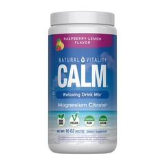 Natural Vitality Calm Magnesium 16 Ounce (Pack of 1), Calm: Raspberry Lemon