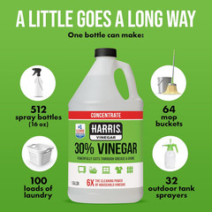 30% Vinegar Concentrated Extra Strength — All Purpose Cleaner for Home, Garden &