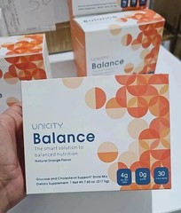 UNICITY Balance Cholesterol Support Drink Mix 30 Stick Pack (ORANGE) Exp 06/2027