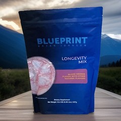 Blueprint Longevity Mix – Muscle, Recovery & Focus Supplement Blood Orange